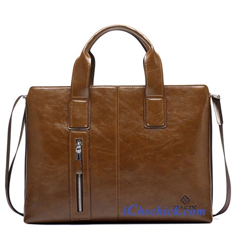 Taschen Handtaschen Dateipaket Laptoptasche Herren Kreuzung Geschäft Khaki Online