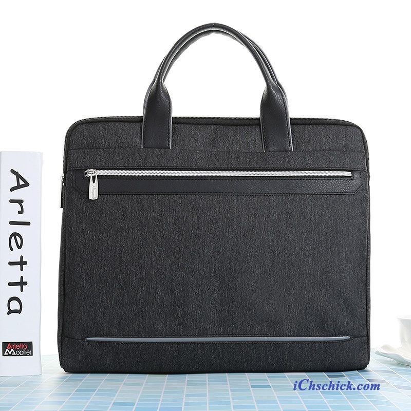 Taschen Handtaschen Einfach Frau Aktentasche Hohe Kapazität Laptoptasche Schwarz Kaufen