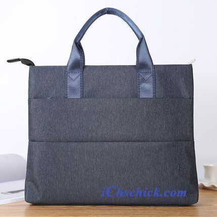 Taschen Handtaschen Geschäft Segeltuch Frau Dateipaket Herren Blau Sale