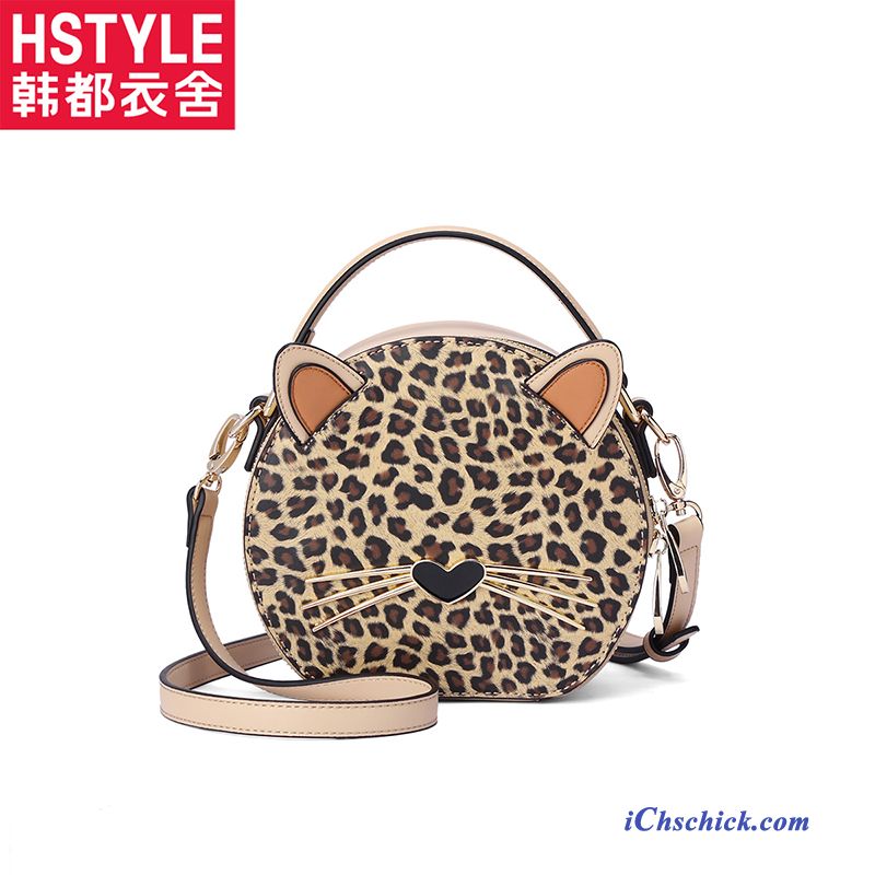 Taschen Handtaschen Mode Messenger-tasche Das Neue Katze Leoparddruck Schwarz Kaufen