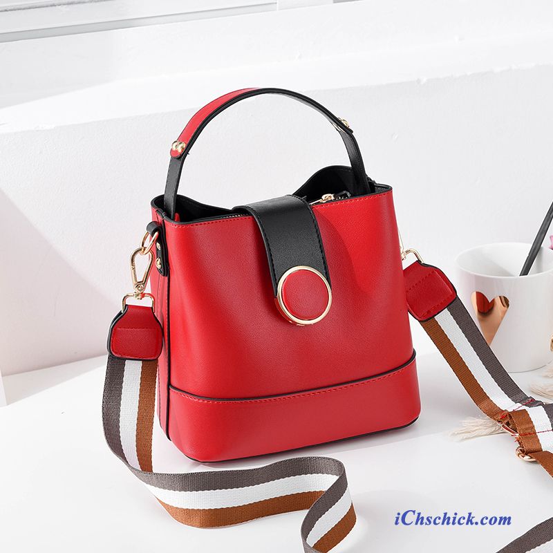 Taschen Handtaschen Temperament Allgleiches Mode Einfach Das Neue Schwarz Rot Online