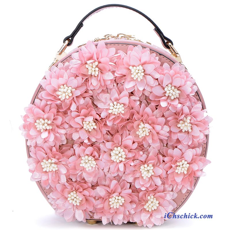 Taschen Handtaschen Unterarmtasche Schön Runden Klein Blumen Grün Kaufen