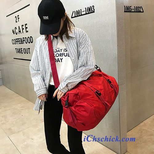 Taschen Reisetasche Falten Fitness Tragbar Rucksäcke Wasserdicht Sandfarben Schwarz Kaufen