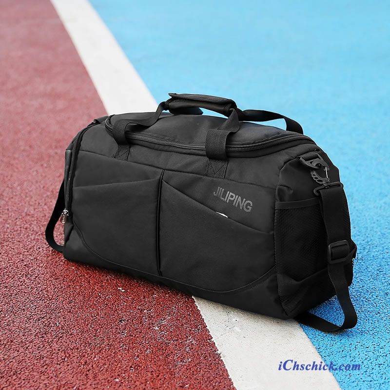 Taschen Reisetasche Falten Wasserdicht Hohe Kapazität Gepäck Fitness Grau Discount