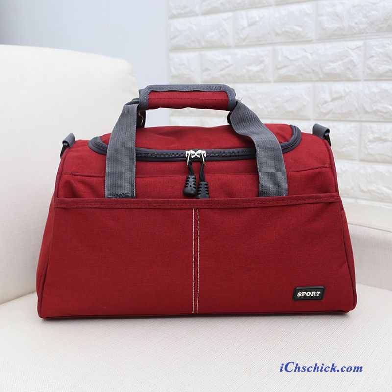 Taschen Reisetasche Fitness Freizeit Tragbar Trend Hohe Kapazität Blau Billig