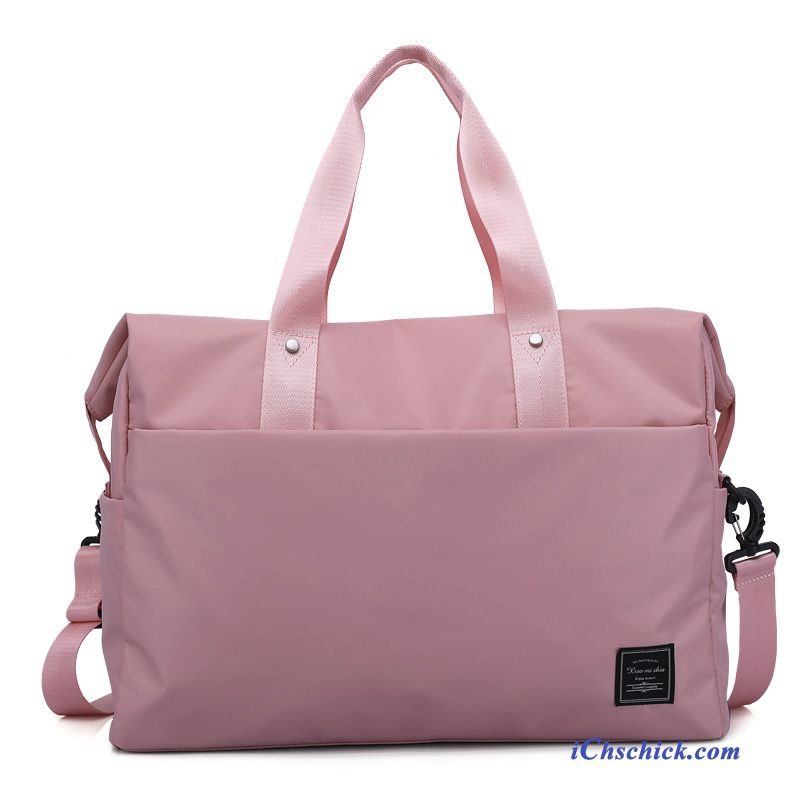 Taschen Reisetasche Fitness Wasserdicht Tragbar Hohe Kapazität Klein Rosa Beige Rot Günstig