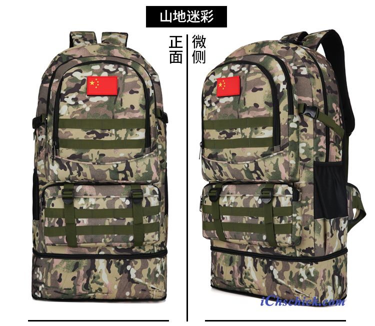 Taschen Reisetasche Rucksäck Ultra Wasserdicht Hohe Kapazität Rucksack Camouflage Braun Online