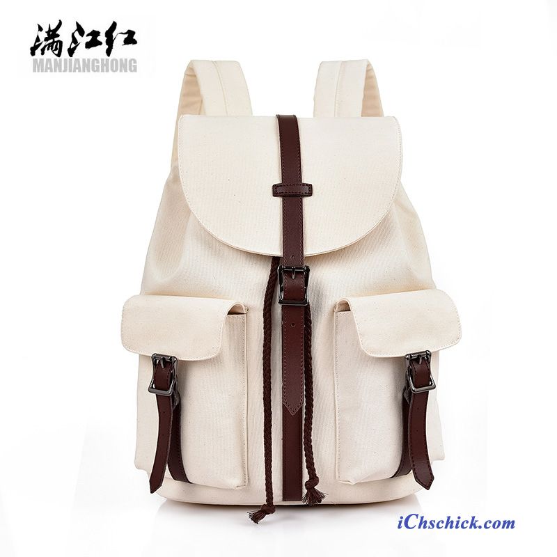 Taschen Reisetasche Segeltuch Rucksack Mama Das Neue Trend Beige Kaufen