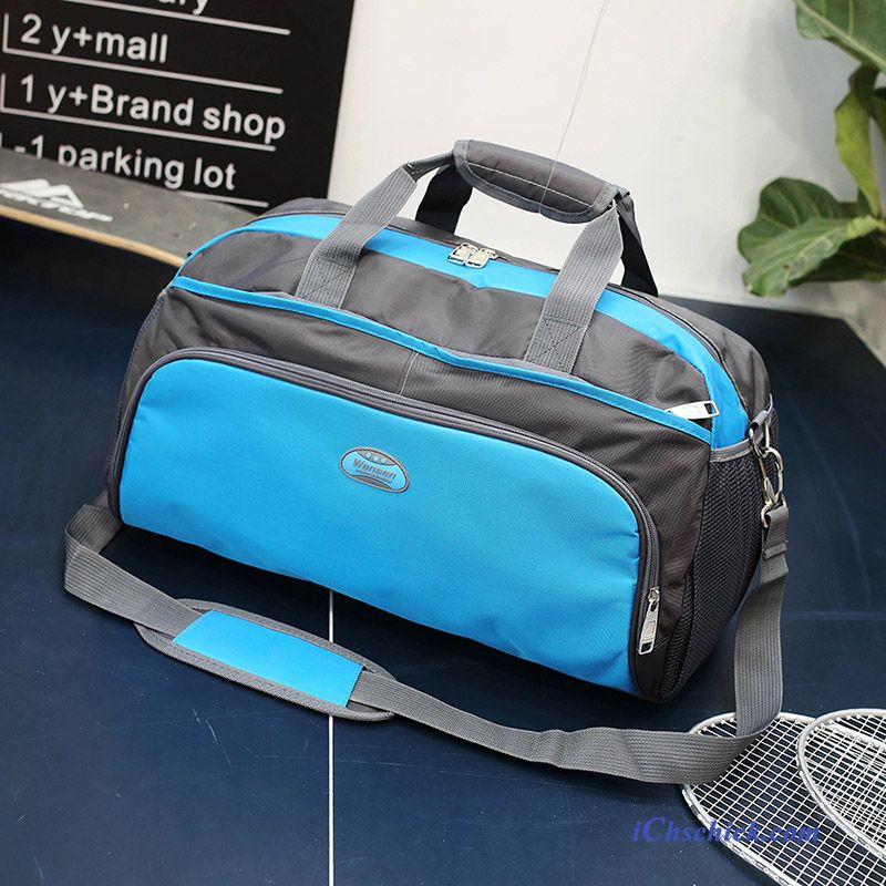 Taschen Reisetasche Sporttaschen Fitness Trend Herren Tragbar Blau Sale
