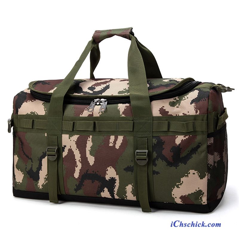 Taschen Reisetasche Ultra Schultertaschen Multifunktion Hohe Kapazität Herren Camouflage Grün Online