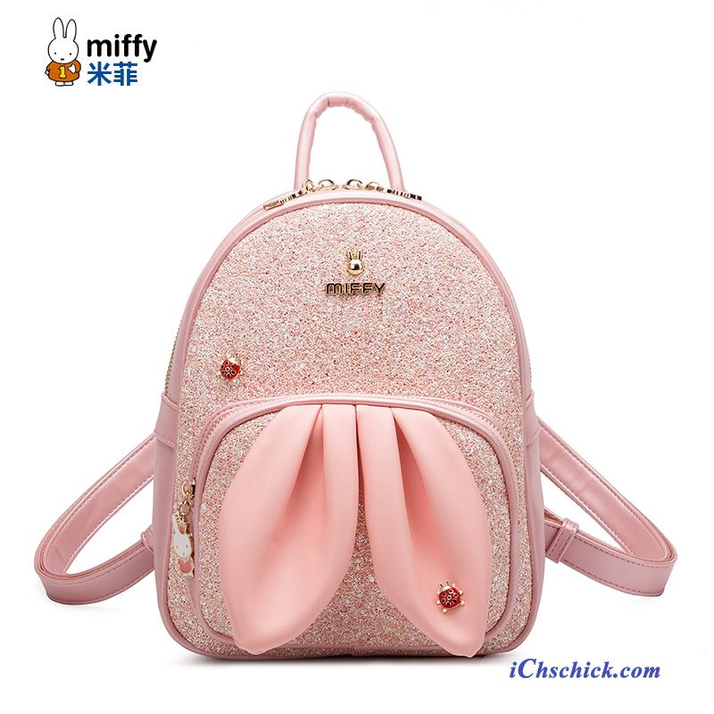 Taschen Rucksäcke Hase Schulranzen Schüler Rucksack Schön Rosa Beige Kaufen