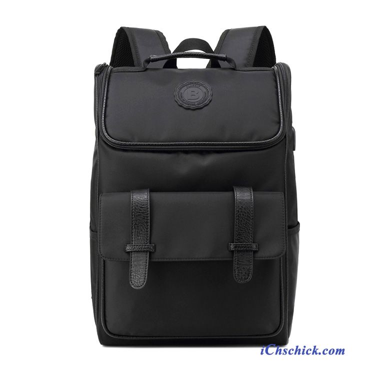 Taschen Rucksäcke Laptoptasche Schulranzen Weiterführende Schule Rucksack Nylon Schwarz Günstig