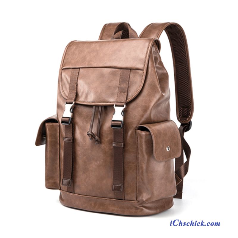 Taschen Rucksäcke Laptoptasche Trend Jugend Einfach Rucksack Schwarz Verkaufen