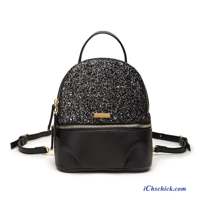 Taschen Rucksäcke Mode Rucksack Sequins Klein Trend Schwarz Rot Kaufen