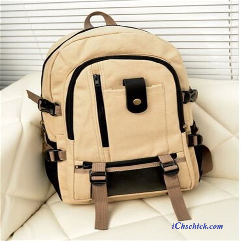 Taschen Rucksäcke Mode Wasserdicht Licht Freizeit Rucksack Khaki Hell Online