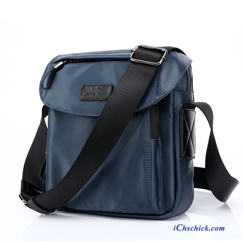 Taschen Umhängetaschen Messenger-tasche Herren Oxford-tuch Nylon Schultertaschen Blau Discount