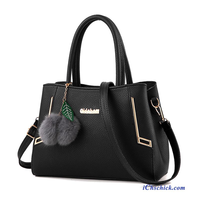 Umhängetasche Damen Nylon Rotblond, Ledertasche Damen Schwarz Kaufen