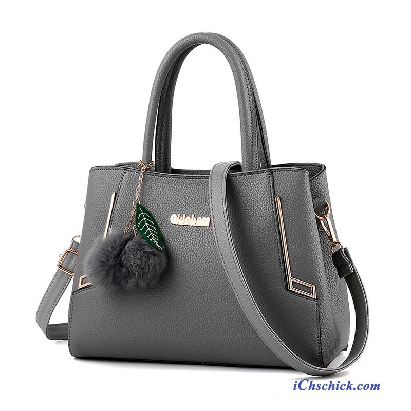 Umhängetasche Damen Nylon Rotblond, Ledertasche Damen Schwarz Kaufen