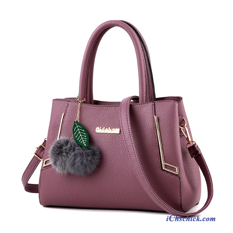 Umhängetasche Damen Nylon Rotblond, Ledertasche Damen Schwarz Kaufen