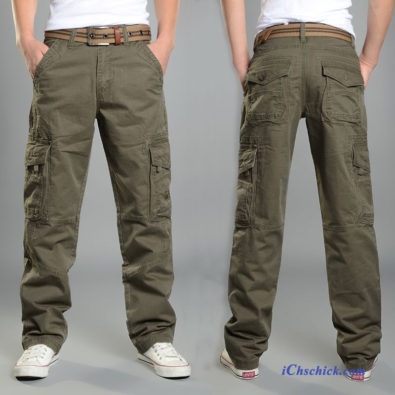 Weiße Chino Hose Herren Kupfer, Sporthose Herren Lang Baumwolle Verkaufen