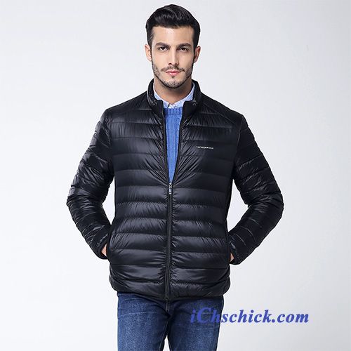 Weiße Winterjacke Herren Weiss, Mode Daunenjacke Herren Verkaufen