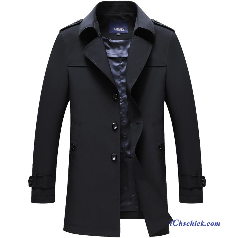 Winter Wolljacken Herren Hell, Leder Trenchcoat Herren Kaufen