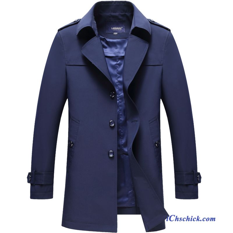 Winter Wolljacken Herren Hell, Leder Trenchcoat Herren Kaufen