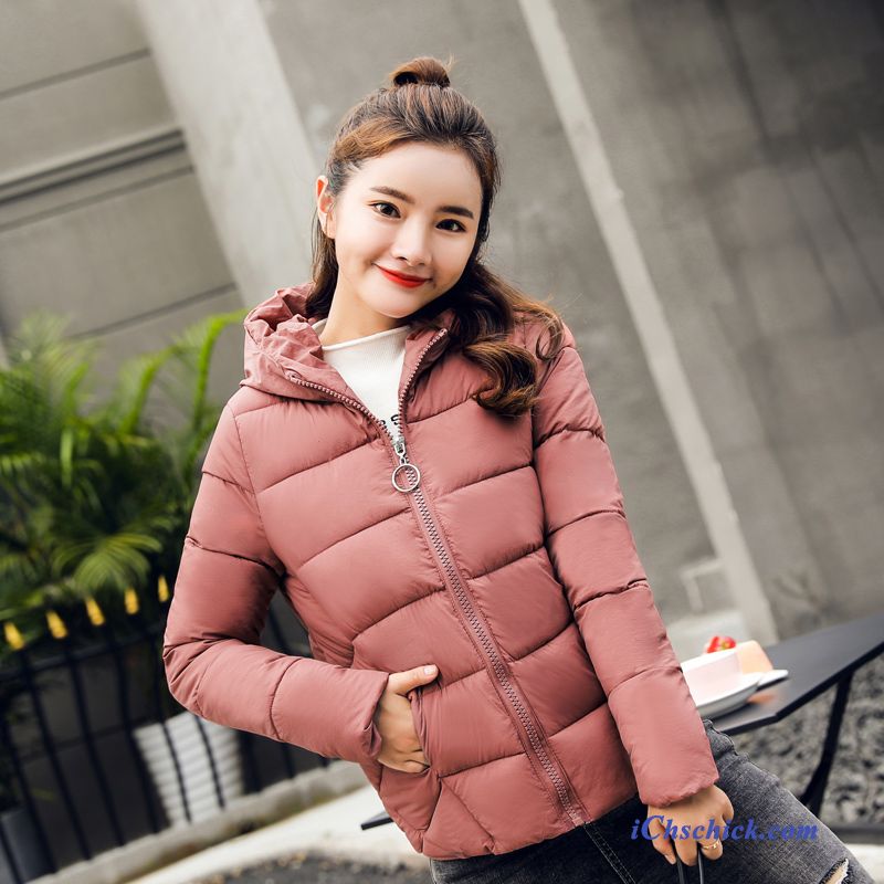 Winterjacke Damen Steppjacke, Daunenjacke Mit Echtfell Kapuze Günstig