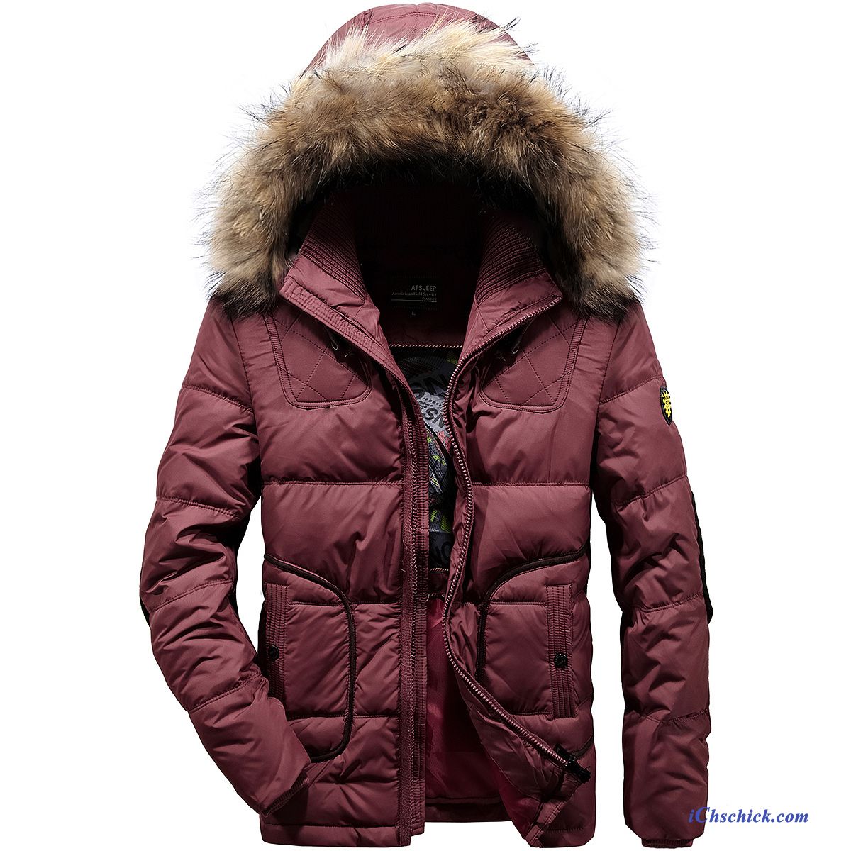 Winterjacke Herren Echtfell, Leichte Winterjacke Herren Günstig