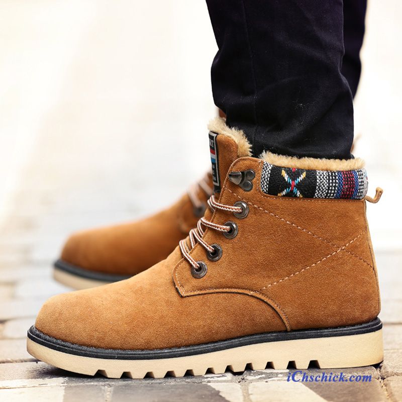 Winterschuhe Für Männer, Leder Boots Herren Günstig