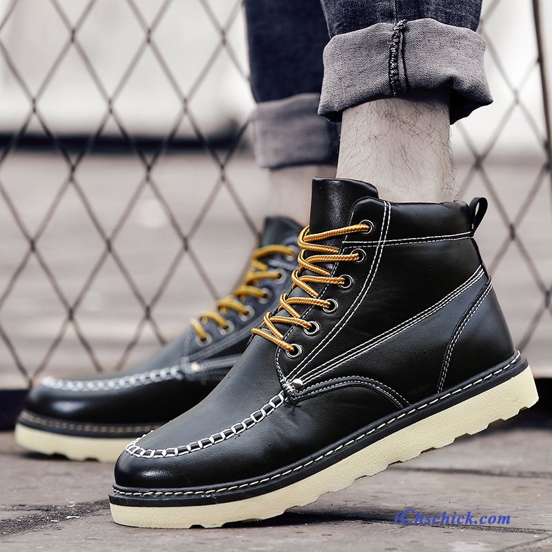 Winterschuhe Herren Wasserdicht Dunkelrot, Schuhe Boots Herren Kaufen