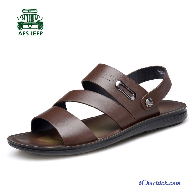 Zehentrenner Sandalen Herren Bunt, Outdoor Sandalen Herren