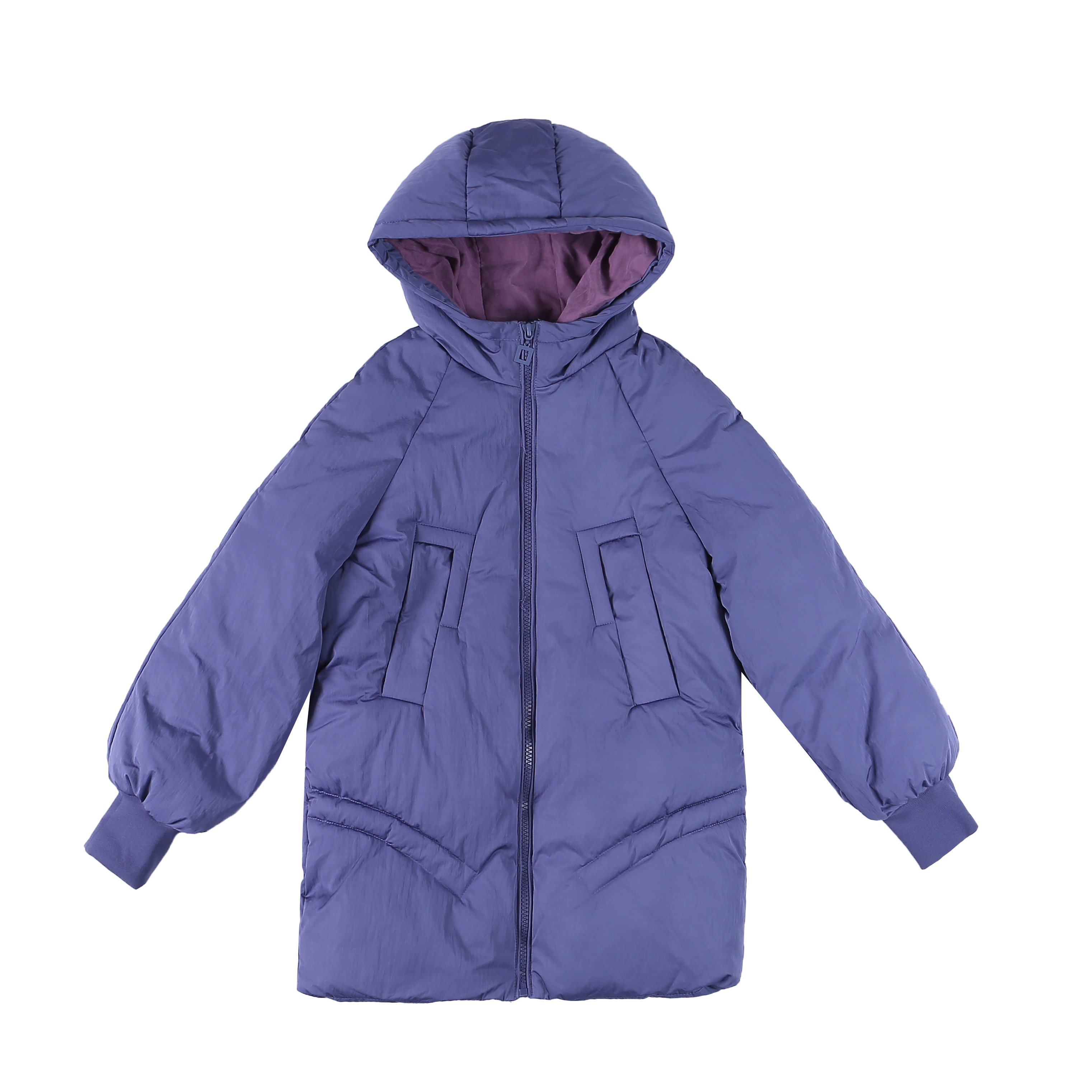 Bekleidung Baumwolle Mantel Winter Damen Neu Fett Große Größe Blau Online