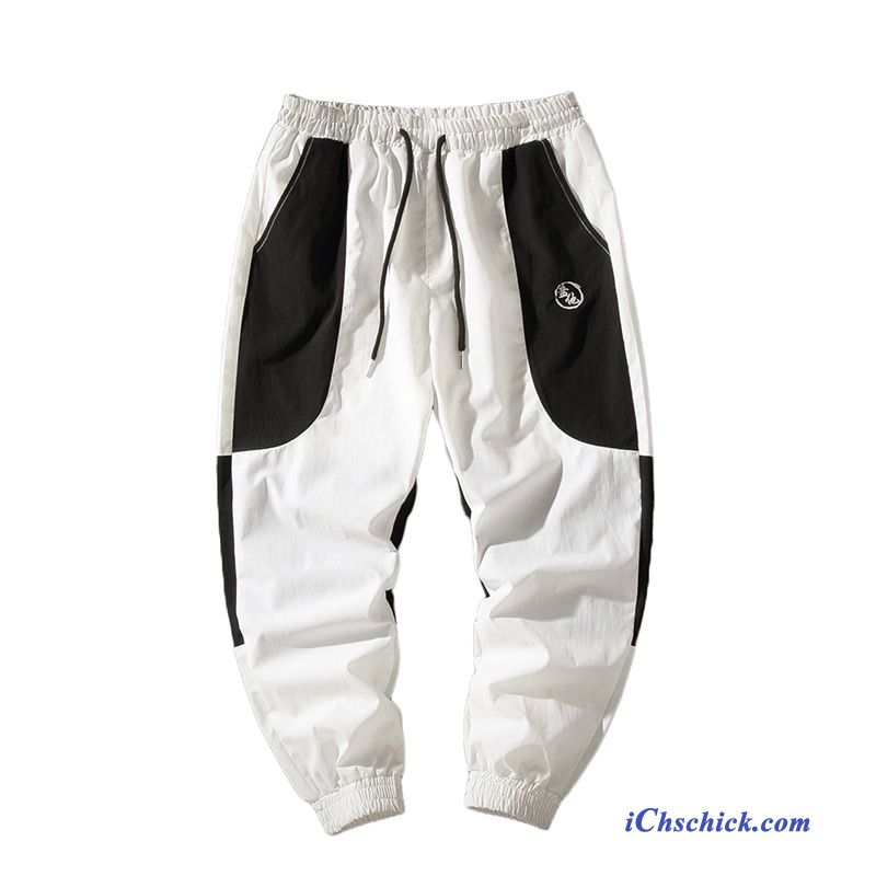 Bekleidung Cargohose Hosen Fettig Werkzeugbau Freizeit Sweatpants Mischfarben Weiß Kaufen