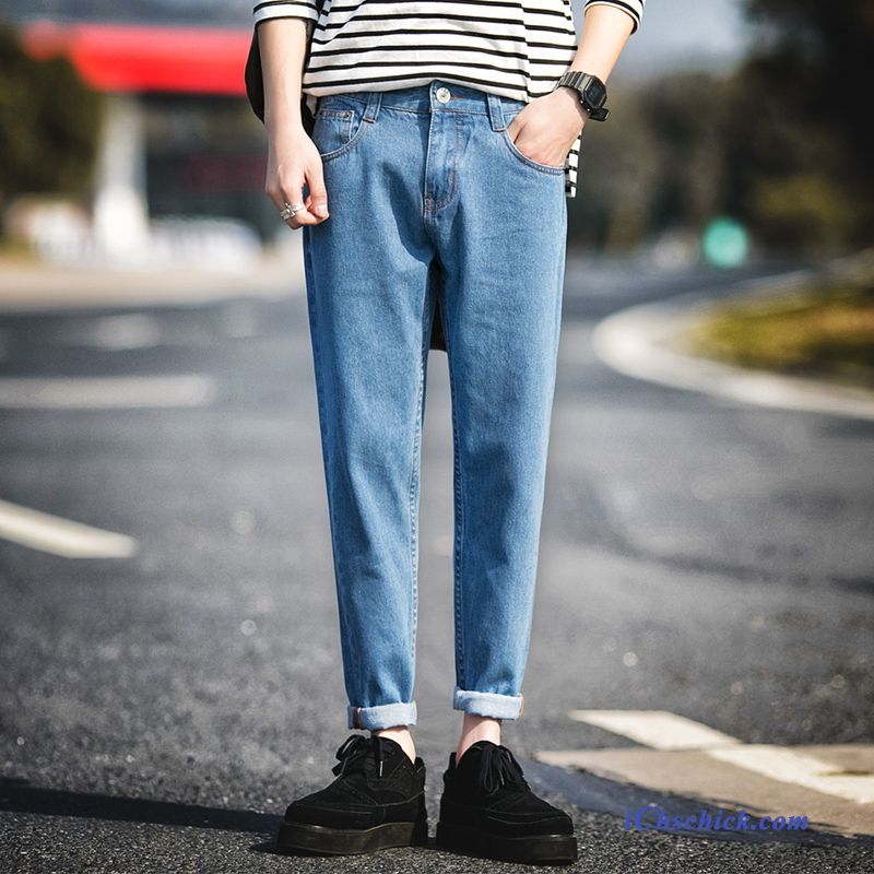 Bekleidung Jeans Rein Harlan Teenager Allgleiches Hosen Blau Sale
