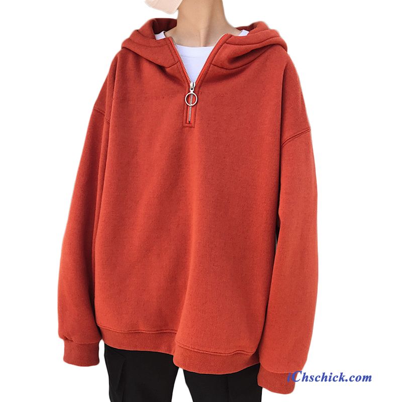 Bekleidung Kapuzenpulli Herbst Trend Hiphop Herren Hoodies Rot