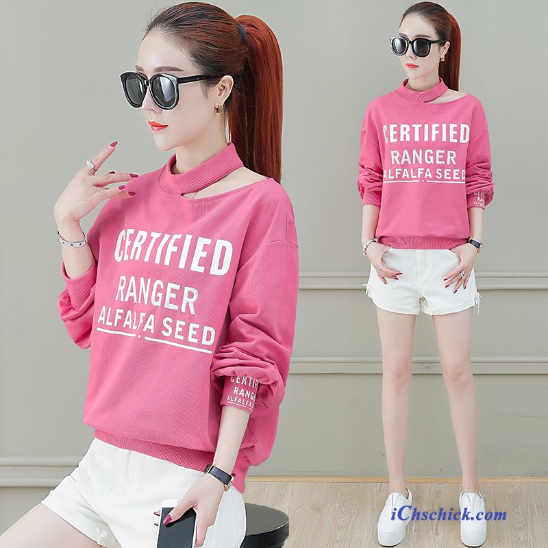 Bekleidung Kapuzenpullis Mantel Überzieher Hoodies Neu Trend Rosa Kaufen