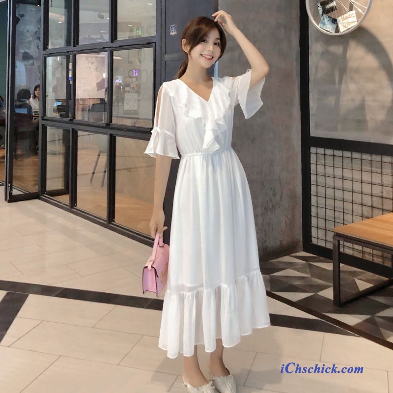 Bekleidung Kleider Sommer Dünn Trend Neu Mode Weiß Kaufen
