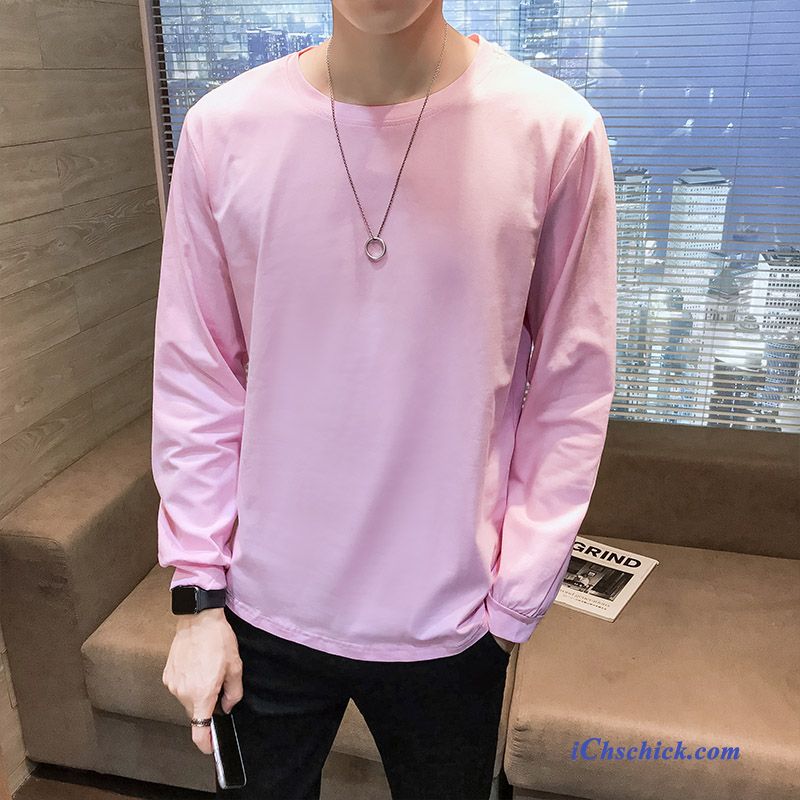 Bekleidung T-shirts Mantel Freizeit Teenager Mode Rein Rosa Günstig
