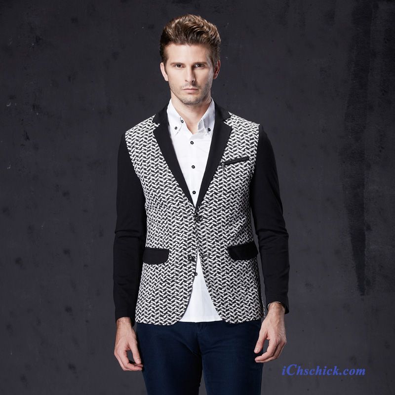 Blazer Herren Dunkelgrau, Herren Blazer Sportlich Elegant Kaufen