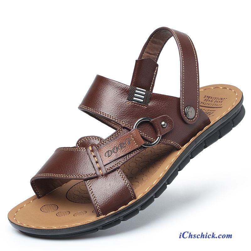 Business Sandalen Herren, Sandalen Mit Fußbett Herren