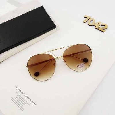 Damen Sonnenbrille Beliebte Trend 2018 Persönlichkeit Neu Schwarz Gold Günstig