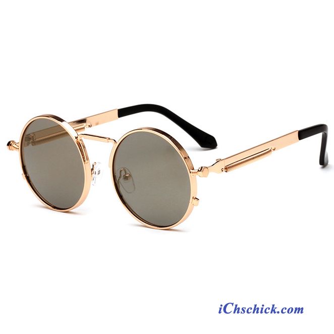 Damen Sonnenbrille Mode Transparent Herren Freizeit Kunst Gold Kaufen
