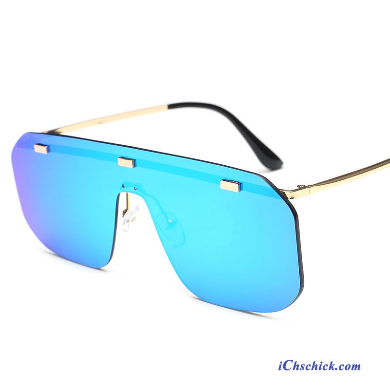 Damen Sonnenbrille Stoff Neu Retro Stern Mesh Blau Gold Rot Sale