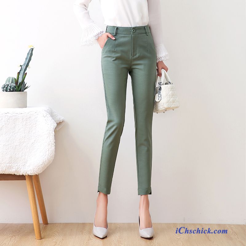 Damen Stretch Hose Weiß, Khaki Grüne Hose Damen Kaufen