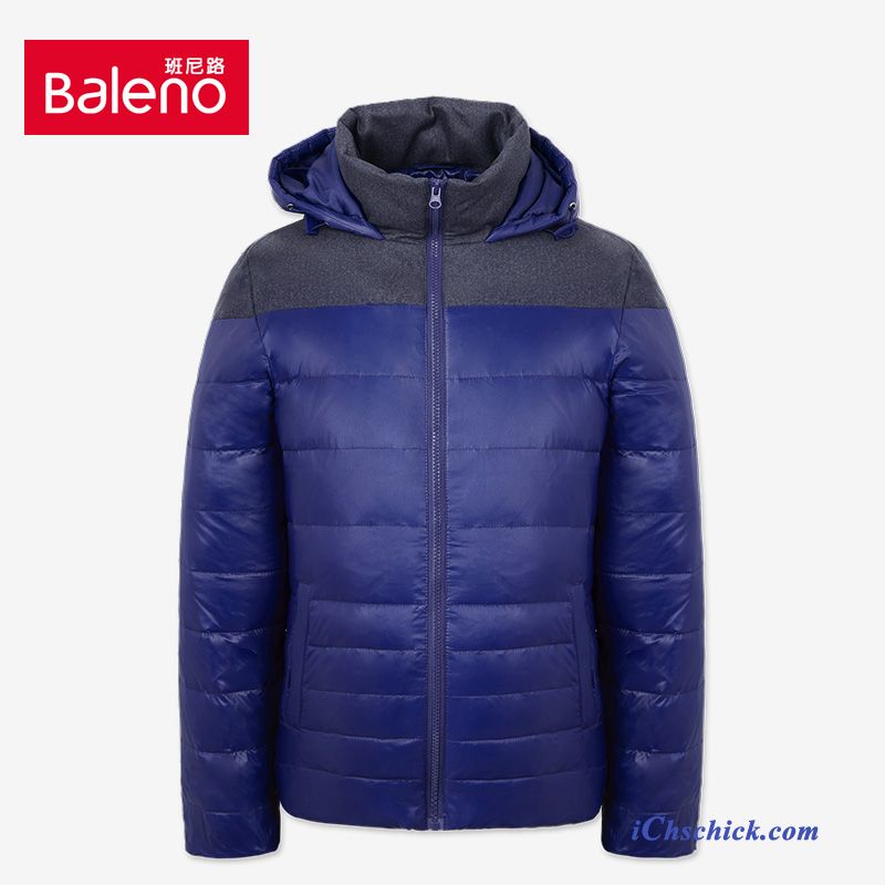 Daunenjacke Blau Herren, Mode Daunenjacke Herren Verkaufen