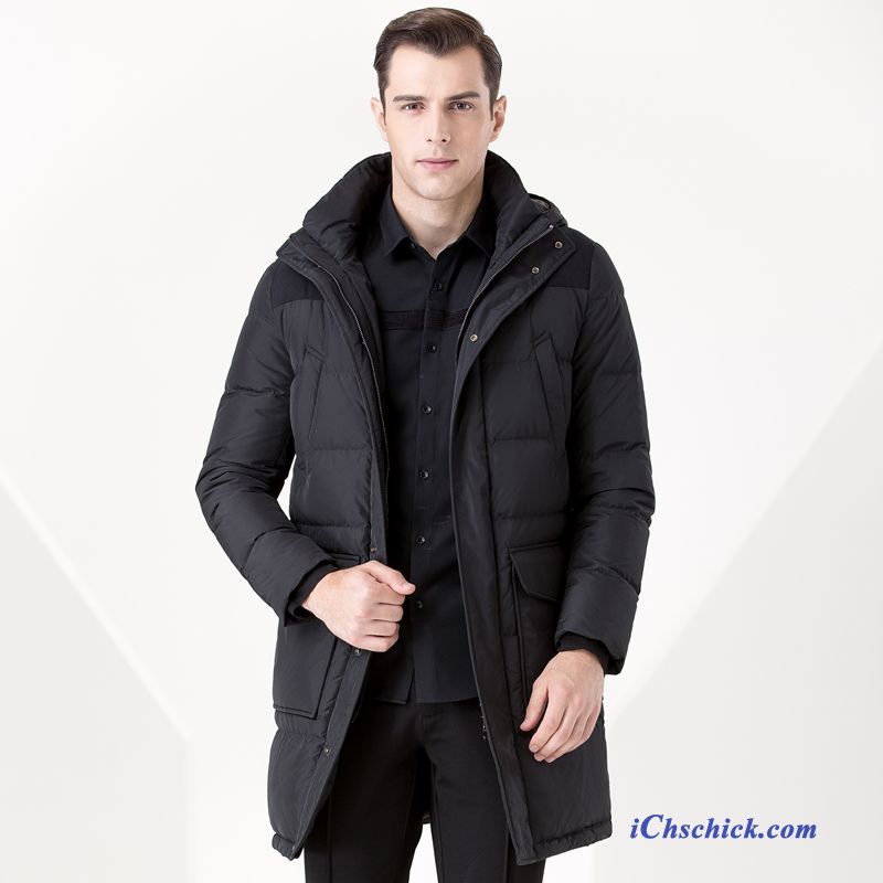 Daunenjacke Herren Schwarz Farbig, Günstige Herren Winterjacken