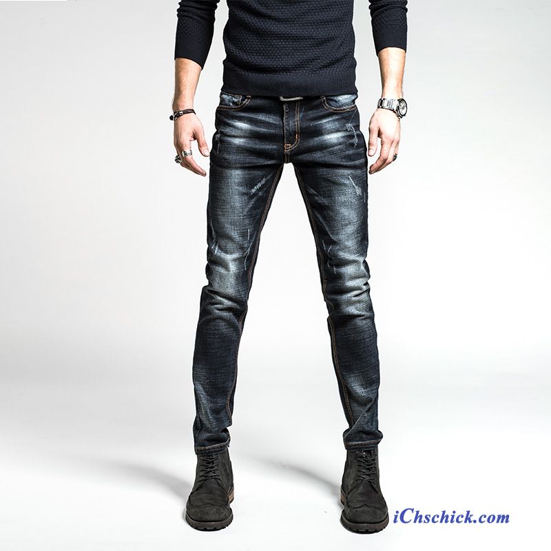 Gewachste Jeans Herren, Weiße Skinny Jeans Männer Sale