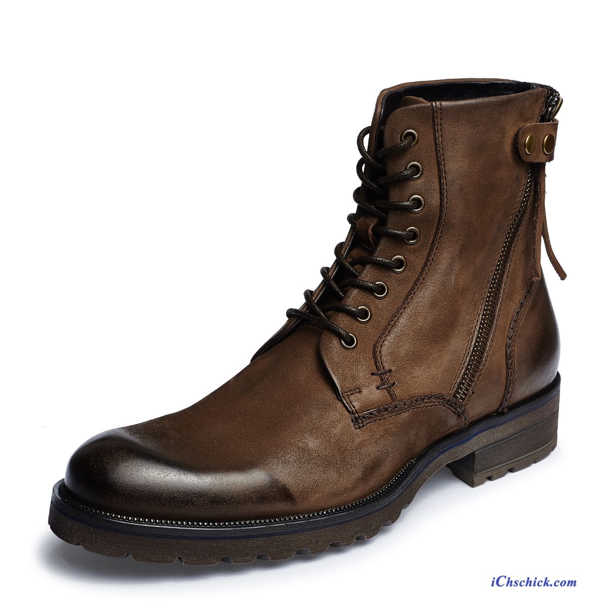 Halbstiefel Herren, Schuhe Leder Herren Sale