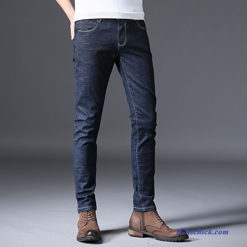 Hellblaue Skinny Jeans Herren, Kaputte Jeans Herren